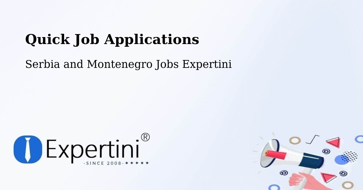 Quick Apply Feature – Toronto - Serbia and Montenegro Jobs Expertini