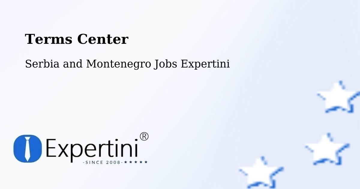 Terms of Service – Toronto - Serbia and Montenegro Jobs Expertini